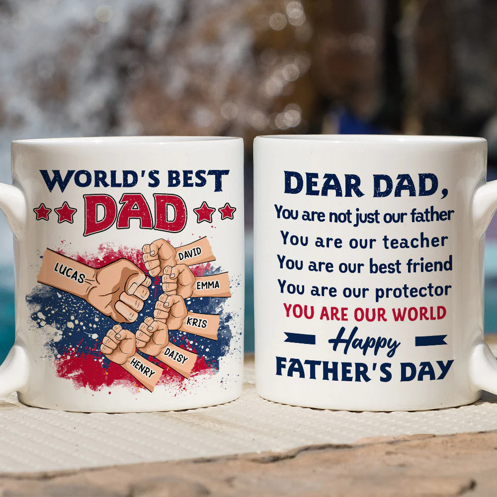 You Are My World - Personalized Custom Coffee Mug - Image 5