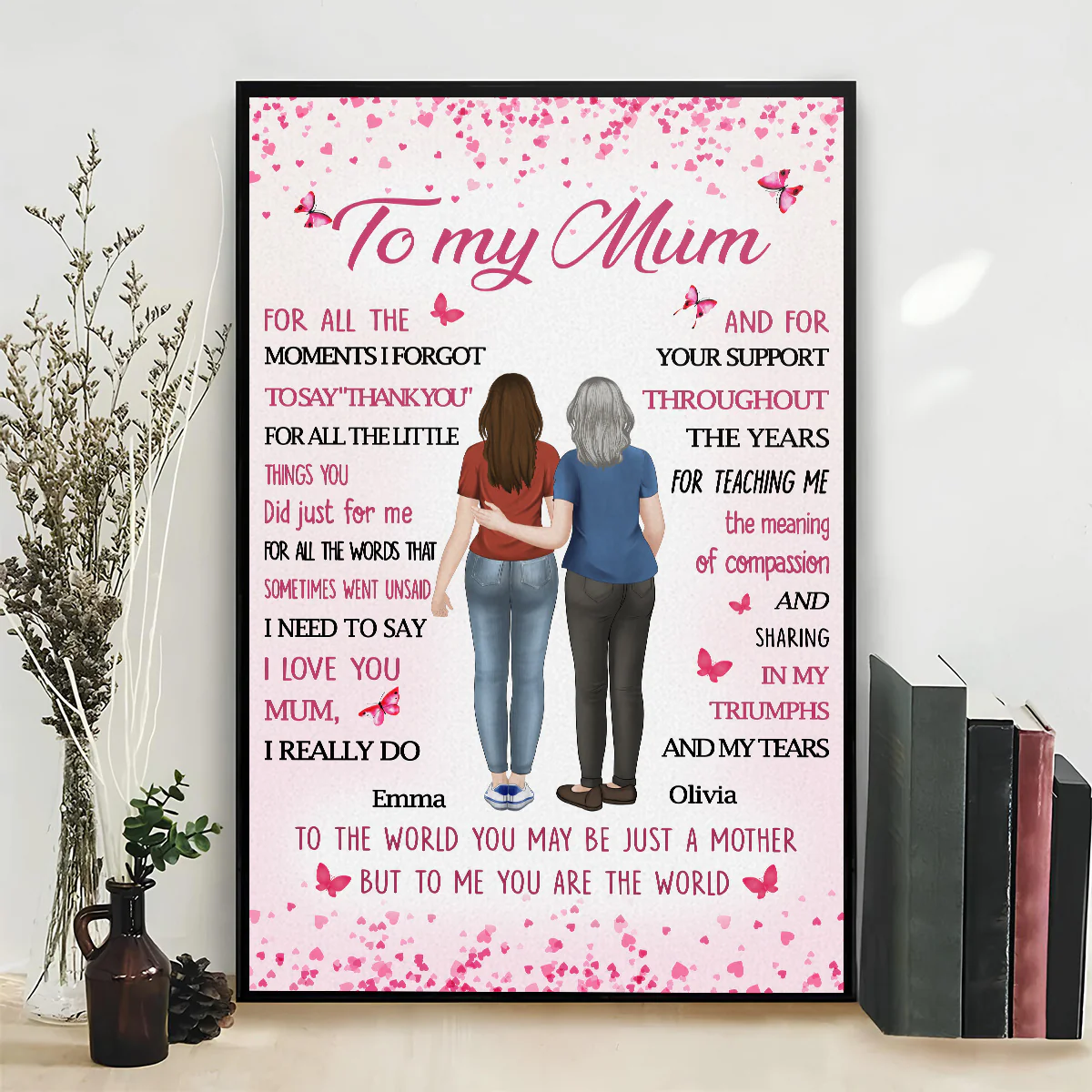 You Are My World - Personalized Custom Poster - Image 4