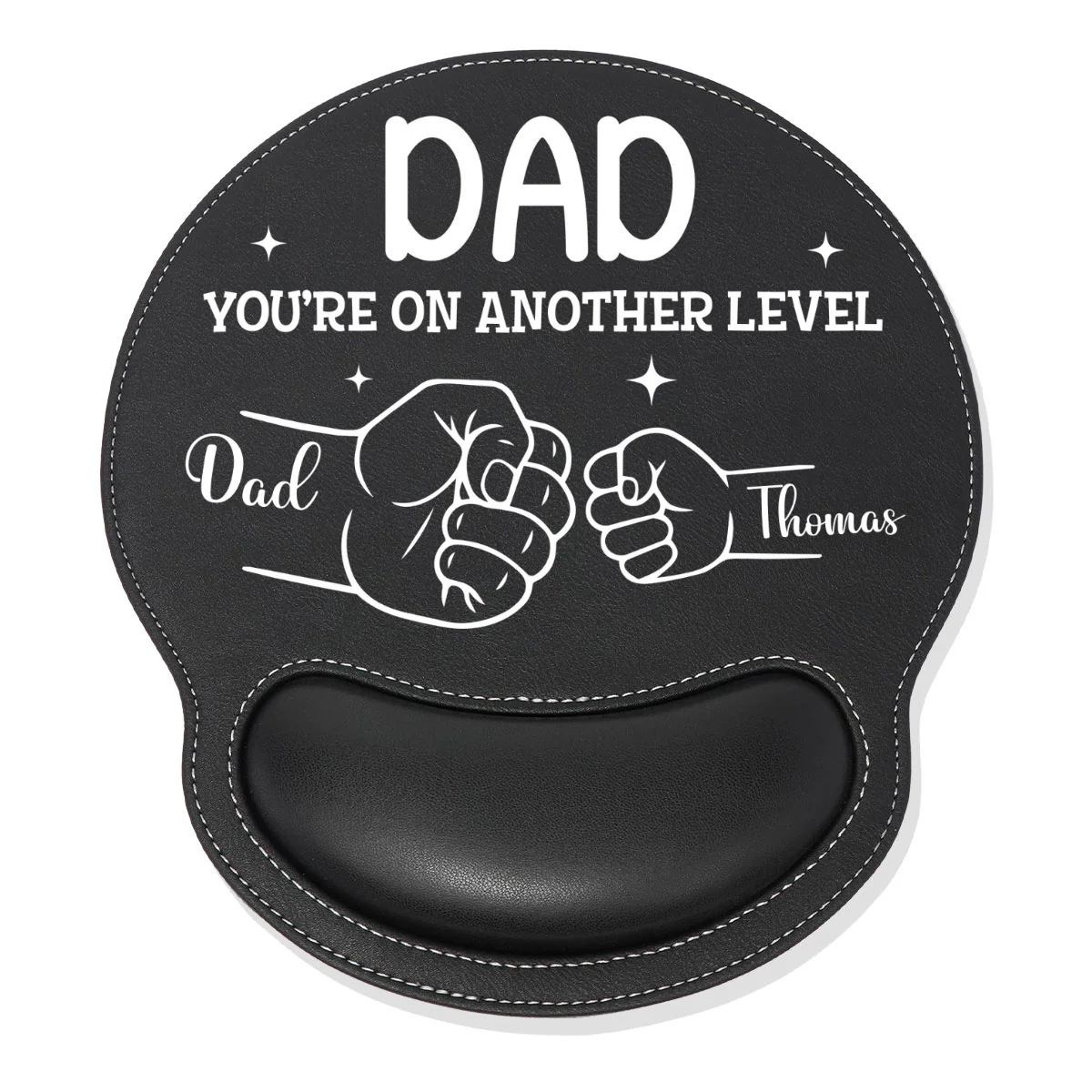 You Are On Another Level - Personalized Custom Leather Mouse Pad - Image 9