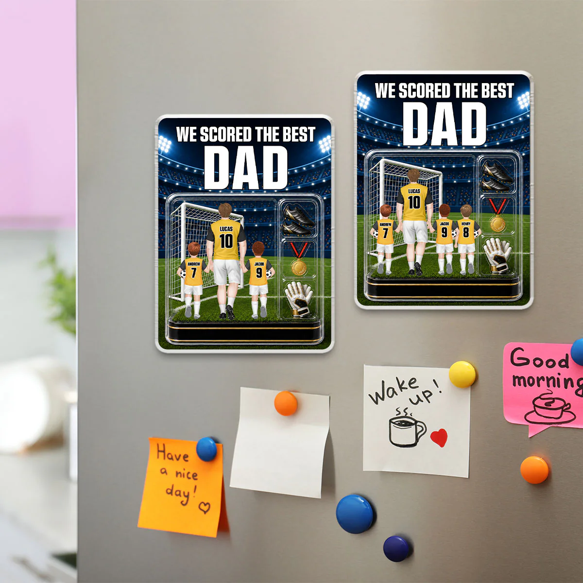 You Are Our MVP - Personalized Custom Acrylic Fridge Magnet - Image 2