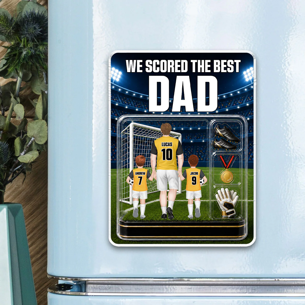 You Are Our MVP - Personalized Custom Acrylic Fridge Magnet - Image 3