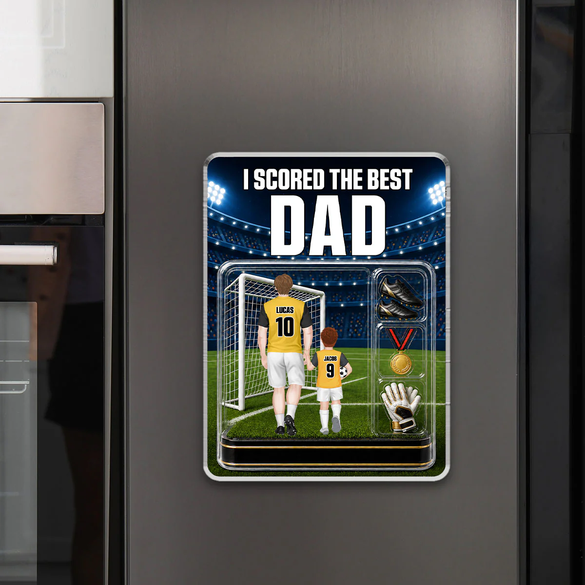 You Are Our MVP - Personalized Custom Acrylic Fridge Magnet - Image 4