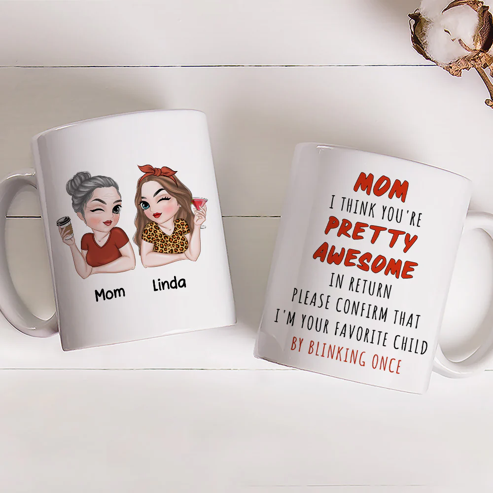 You Are Pretty Awesome - Personalized Custom Coffee Mug - Image 4