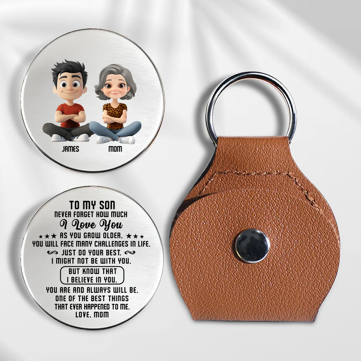 You Are Strong And Brave - Personalized Custom Pocket Hug