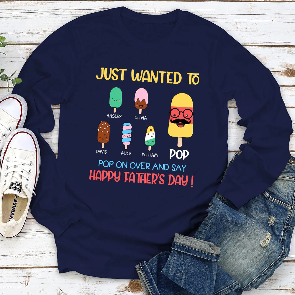 You Are The Coolest Pop - Personalized Custom Shirt - Image 5