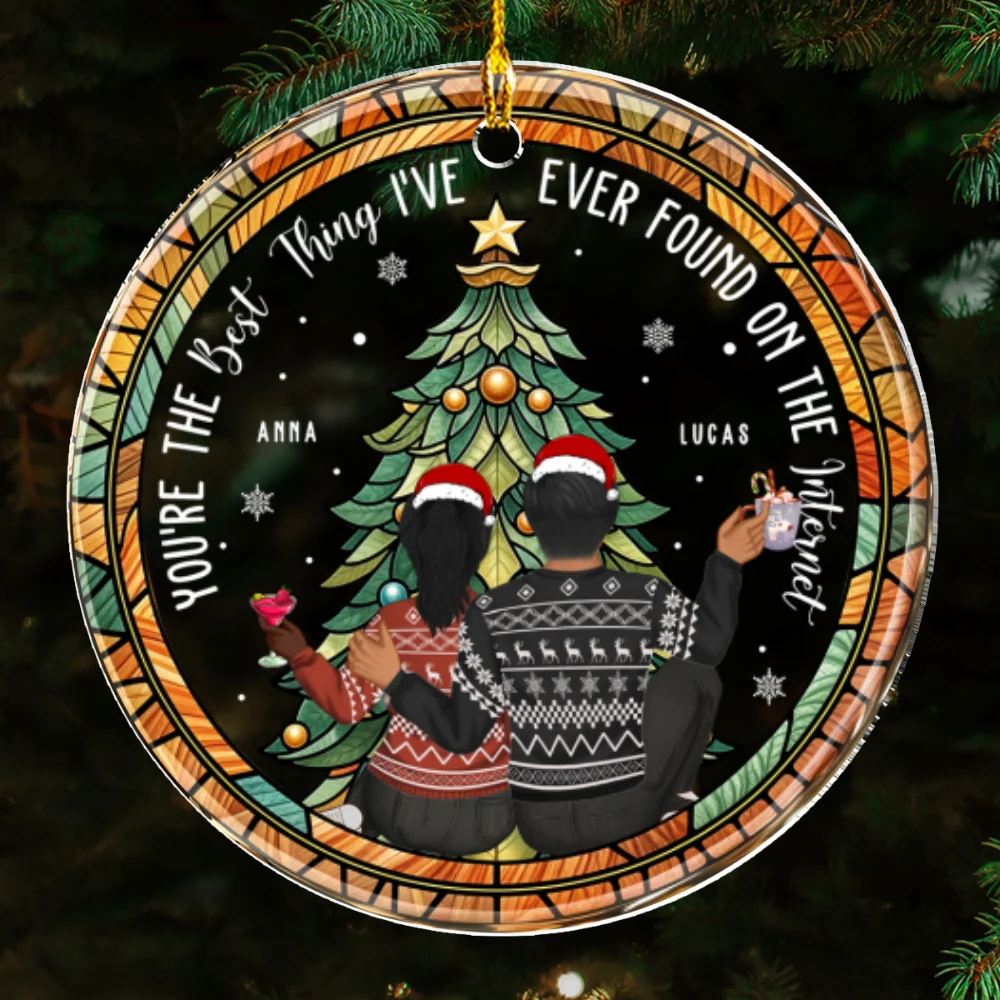 You Are The Only One I Want To Annoy Christmas - Personalized Custom Acrylic Ornament - Image 6