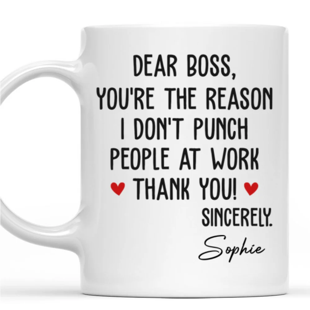 You Are The Reason - Personalized Custom Coffee Mug - Image 7