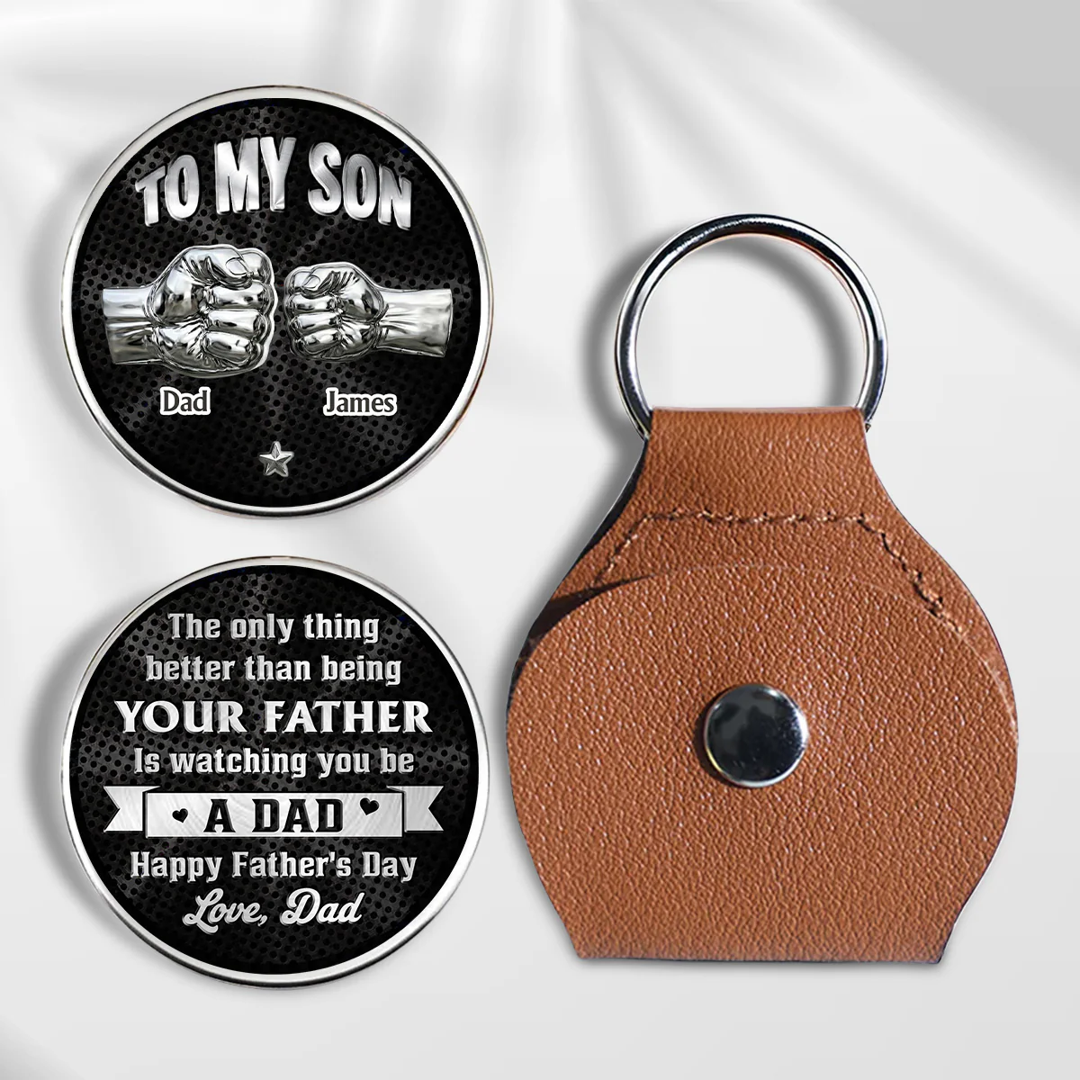 You Be A Dad Black Version - Personalized Custom Pocket Hug