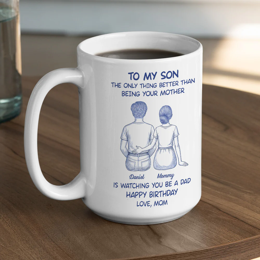 You Became An Amazing Man - Personalized Custom Coffee Mug - Image 6