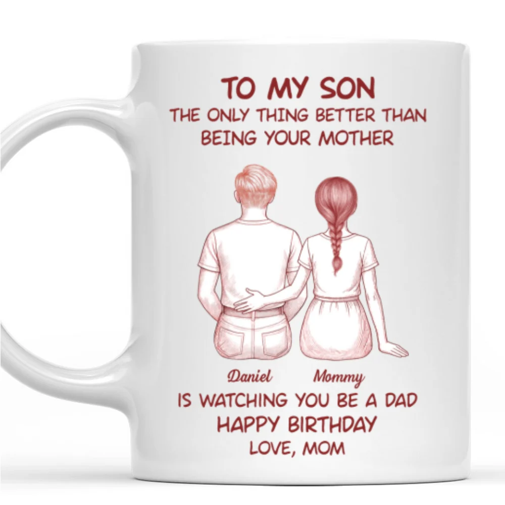You Became An Amazing Man - Personalized Custom Coffee Mug - Image 8