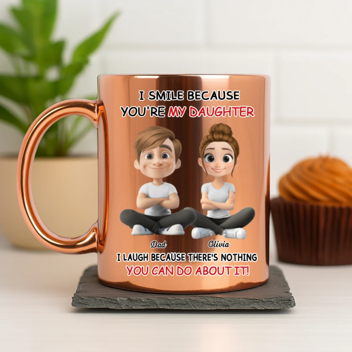You Can Do About It - Personalized Custom Metallic Mug - Image 8