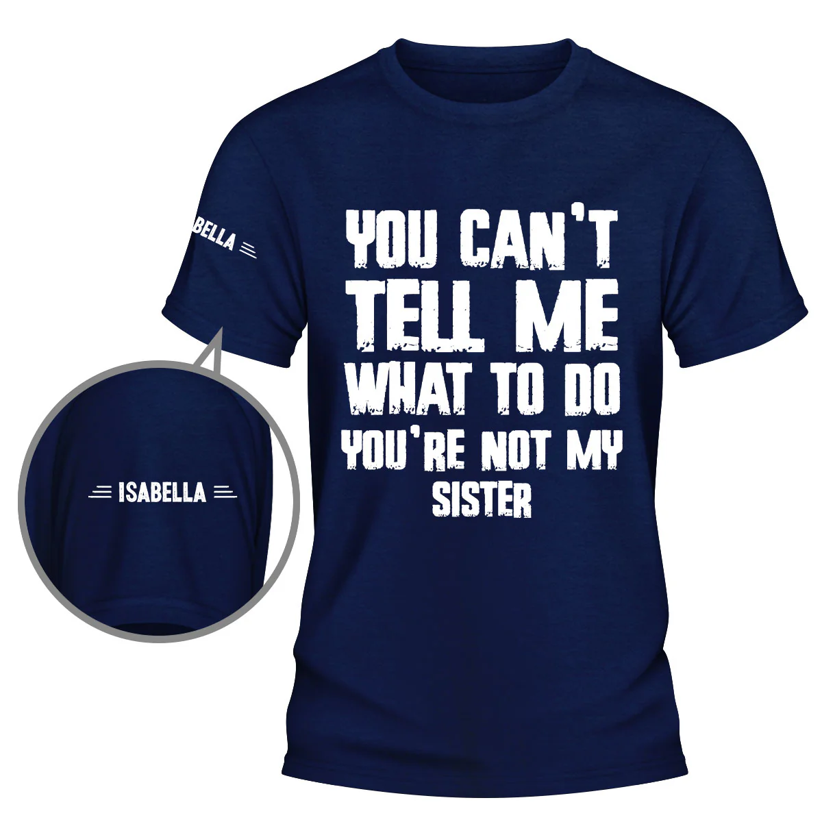 You Can Not Tell Me What To Do Obviously - Personalized Custom Shirt With Design On Sleeve - Image 6