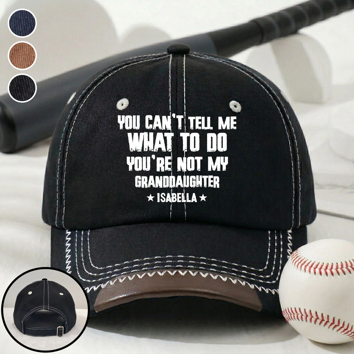 You Can Not Tell Me What To Do - Personalized Custom Vintage Soft Baseball Cap