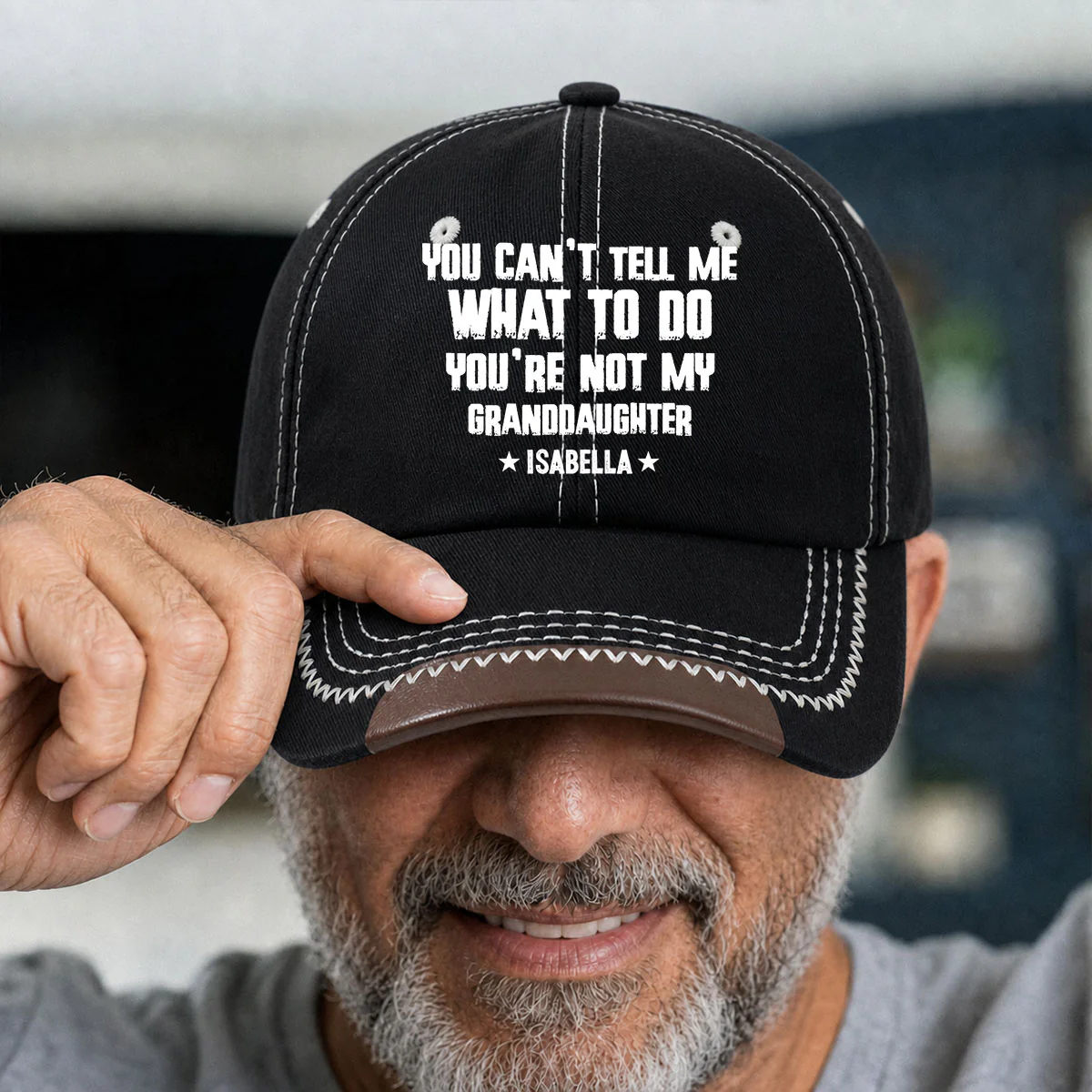 You Can Not Tell Me What To Do - Personalized Custom Vintage Soft Baseball Cap - Image 5