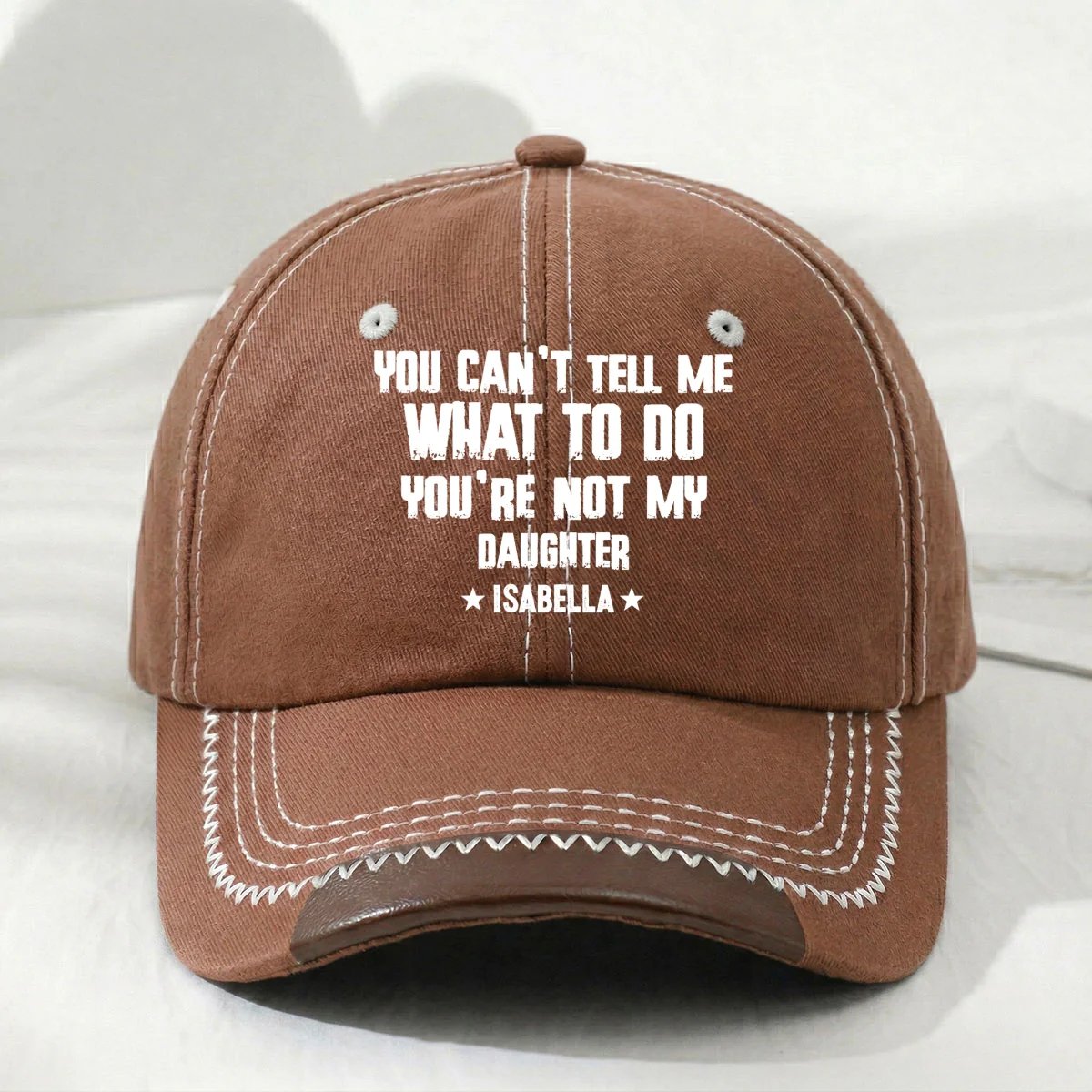 You Can Not Tell Me What To Do - Personalized Custom Vintage Soft Baseball Cap - Image 8