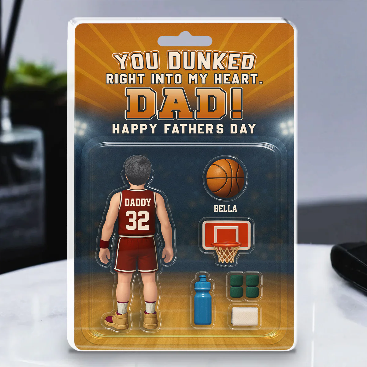 You Dunked Right Into My Heart - Personalized Custom Acrylic Plaque - Image 2