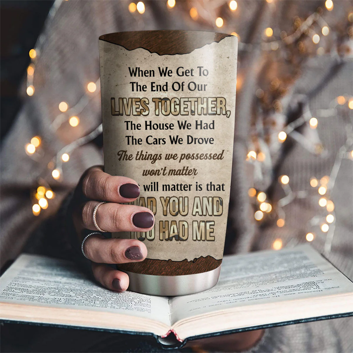 You Had Me - Personalized Custom Tumbler - Image 3