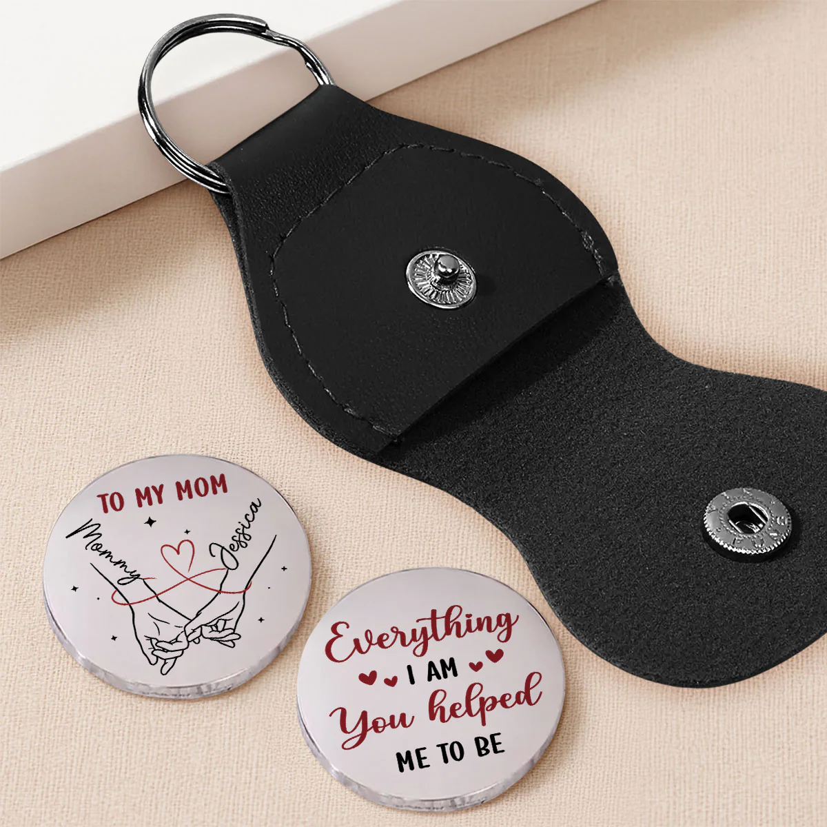 You Helped Me To Be - Personalized Custom Pocket Hug - Image 2