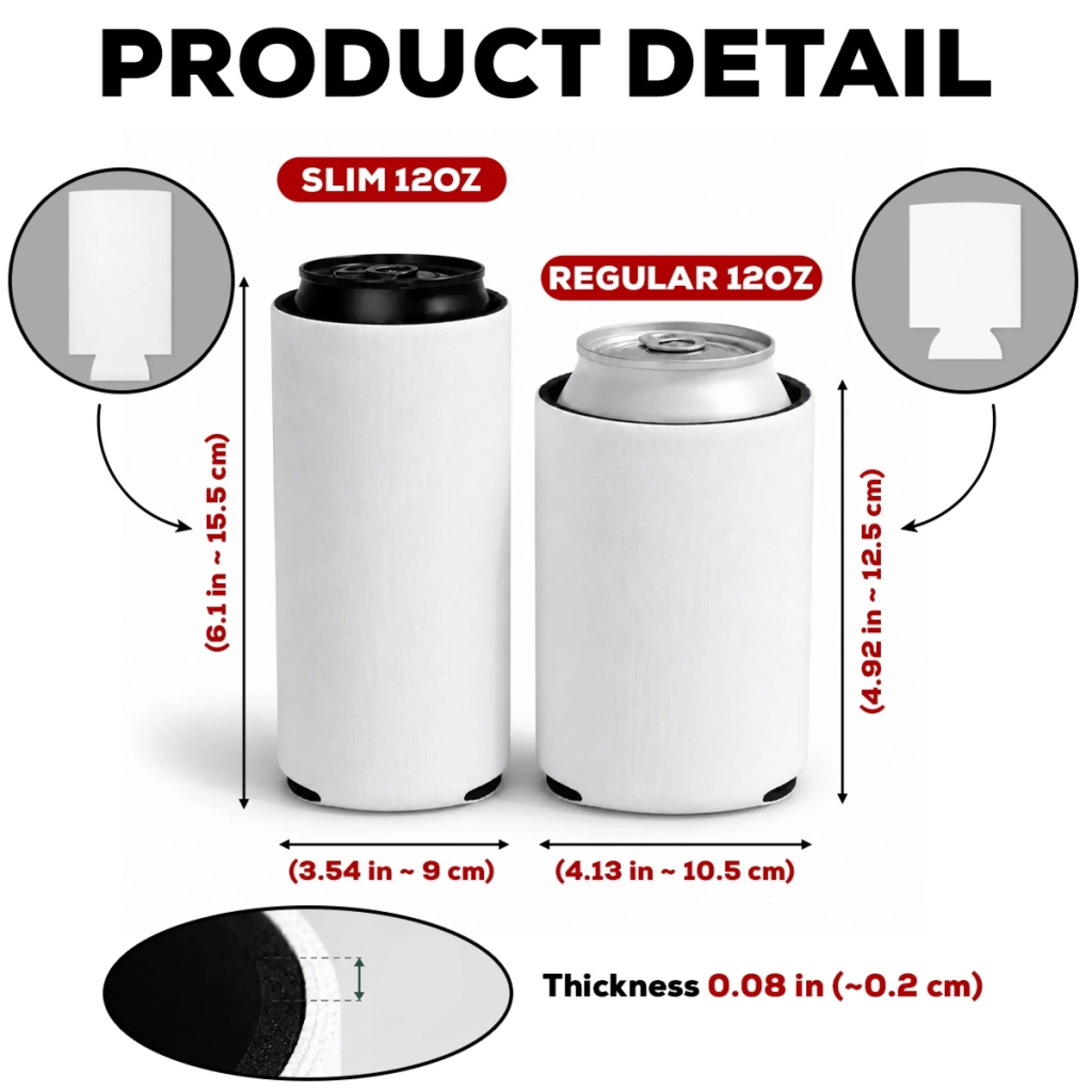 You & Me - Personalized Custom Skinny Can Cooler - Image 7