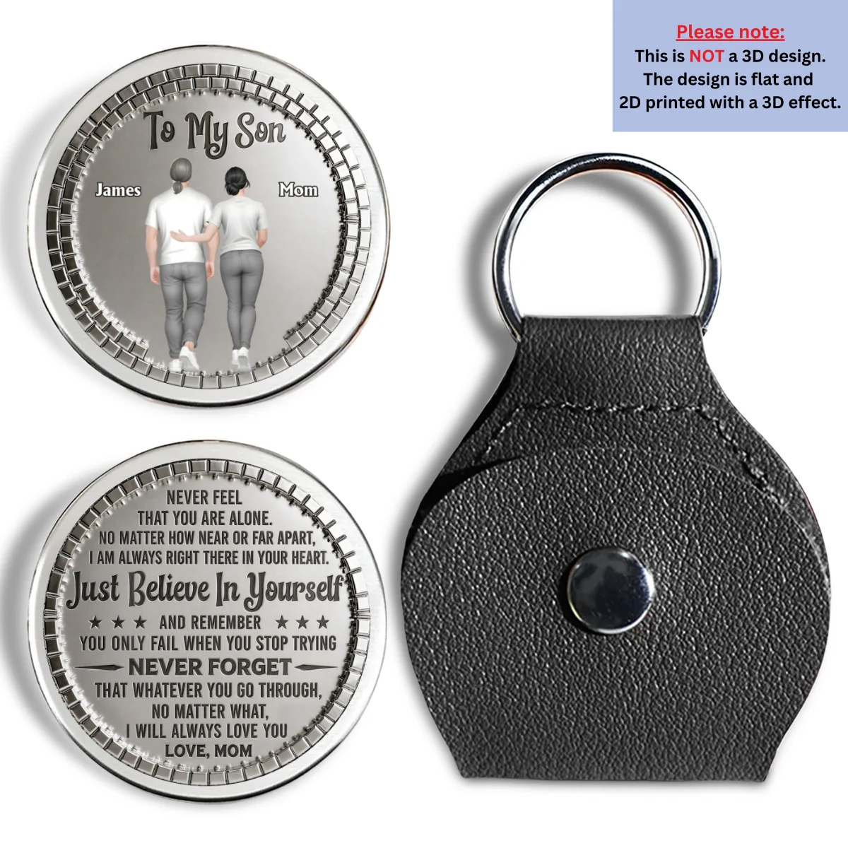 You Only Fail When You Stop Trying - Personalized Custom Pocket Hug - Image 7