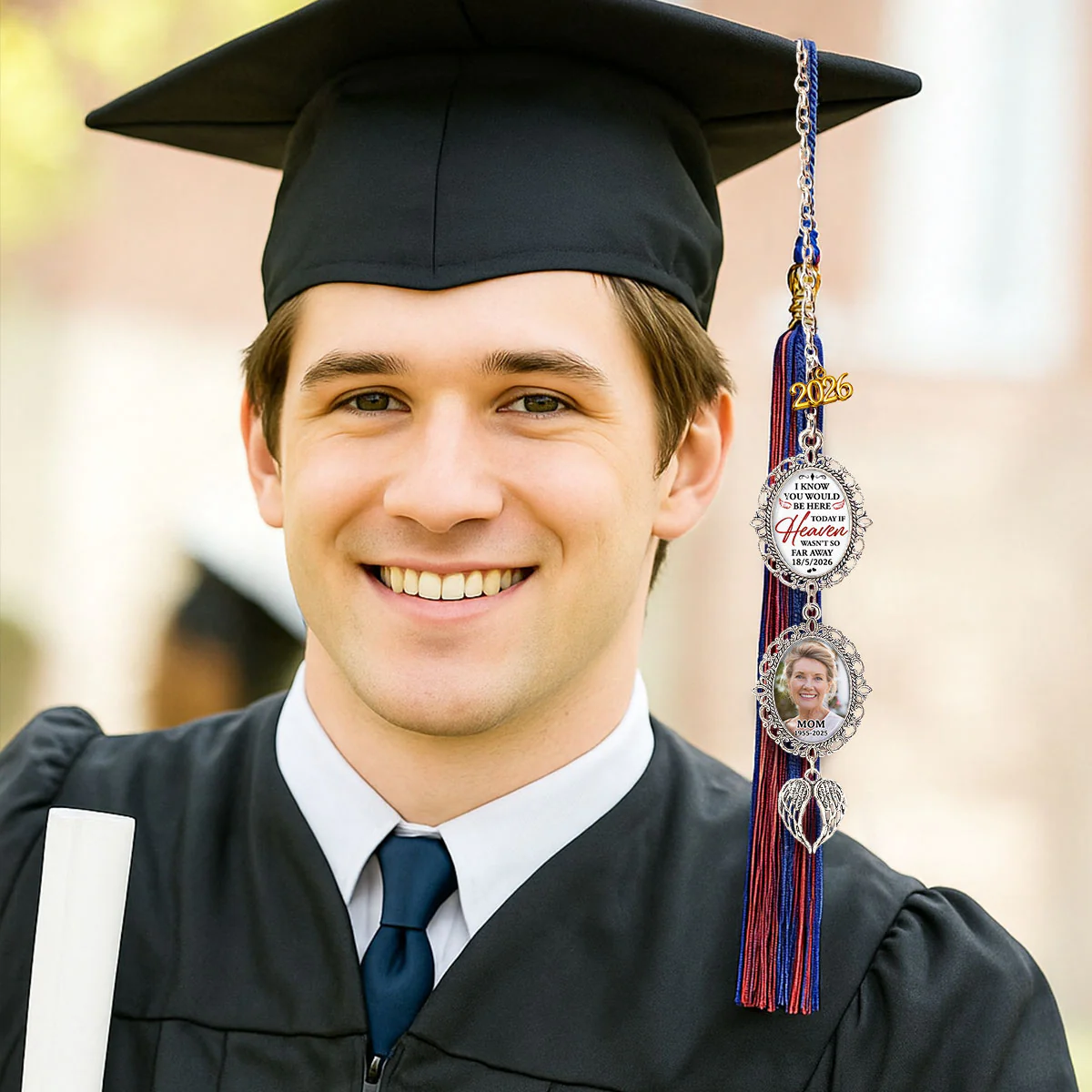 You Would Be Here Today - Personalized Custom Graduation Tassel - Image 2