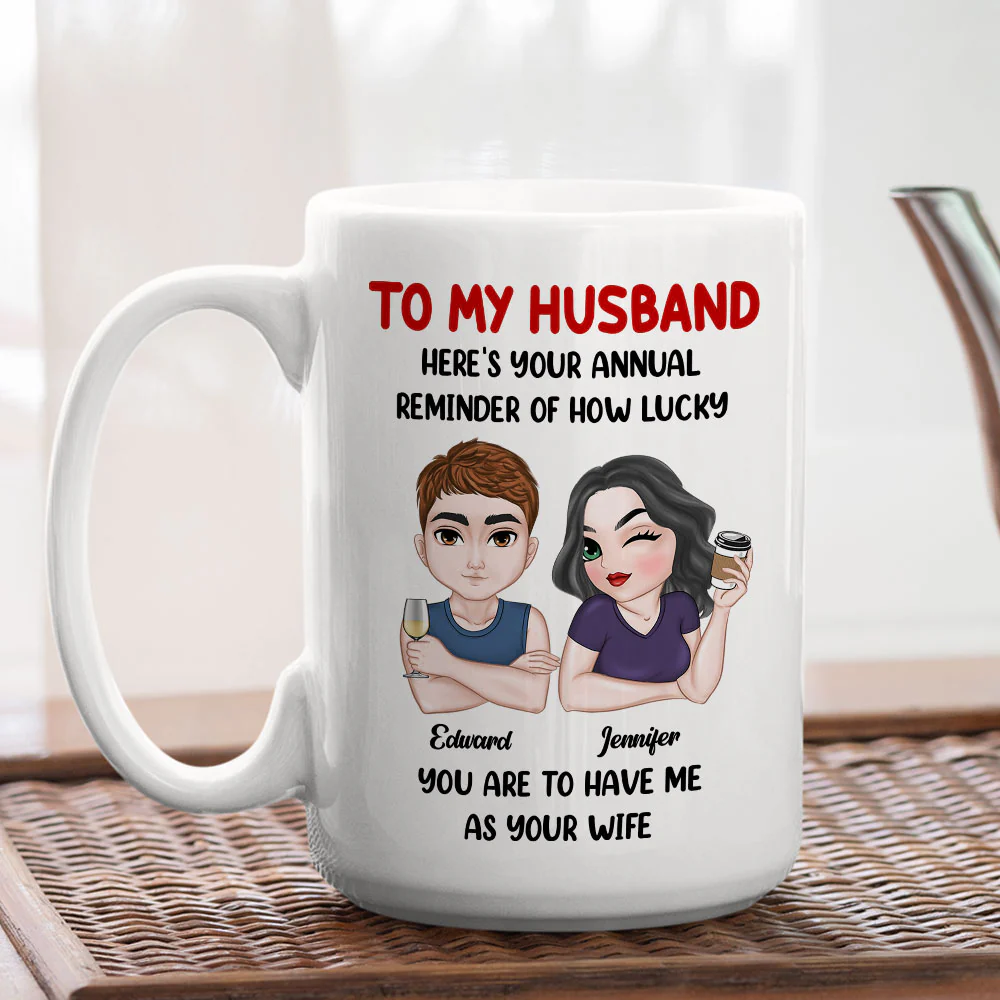 Your Annual Reminder - Personalized Custom Coffee Mug - Image 5