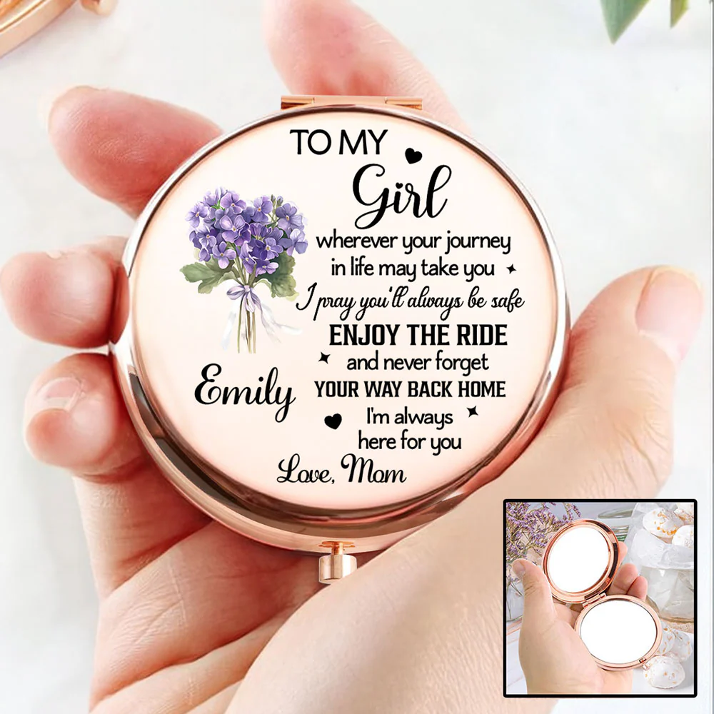 Your Journey Starts Today - Personalized Custom Compact Mirror