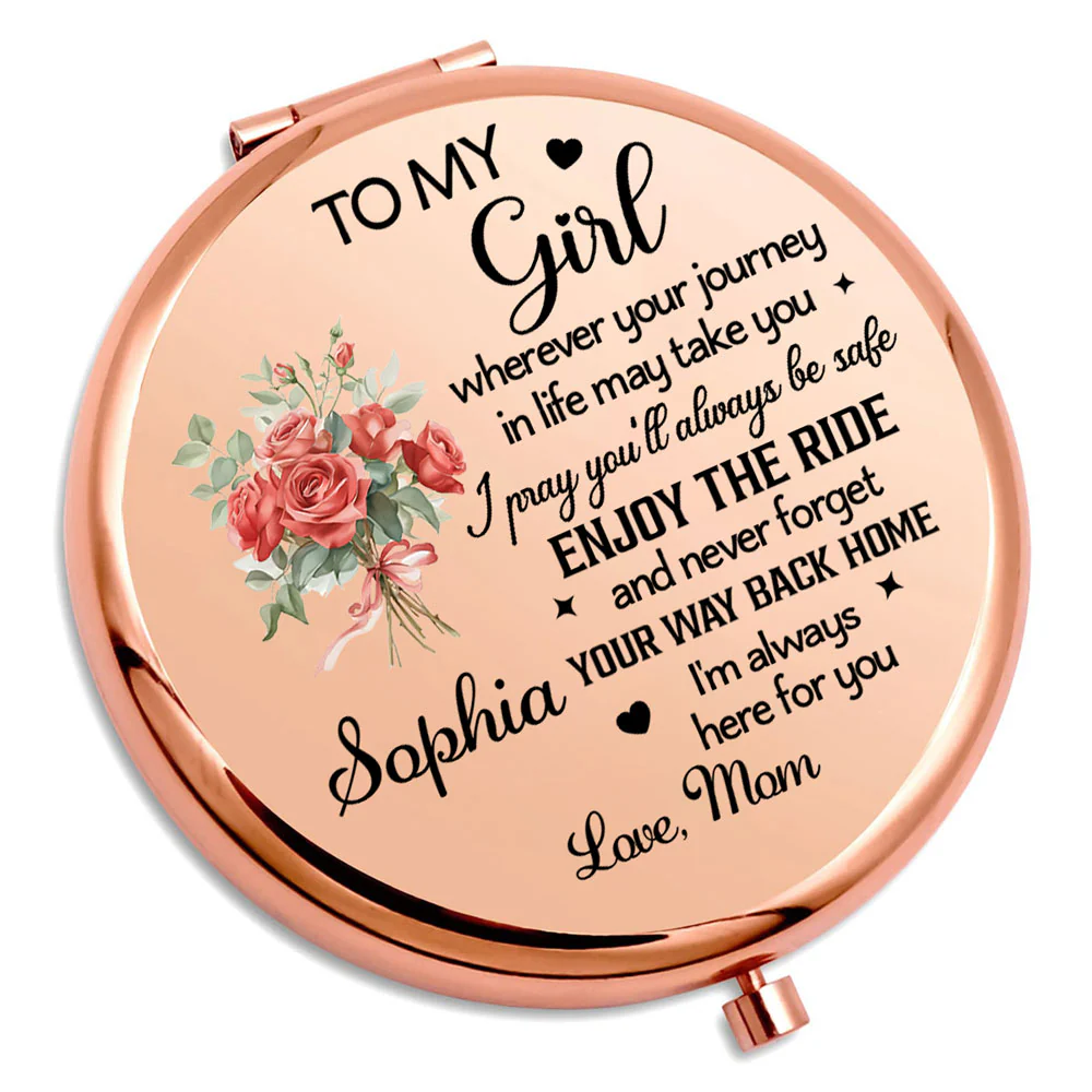 Your Journey Starts Today - Personalized Custom Compact Mirror - Image 4