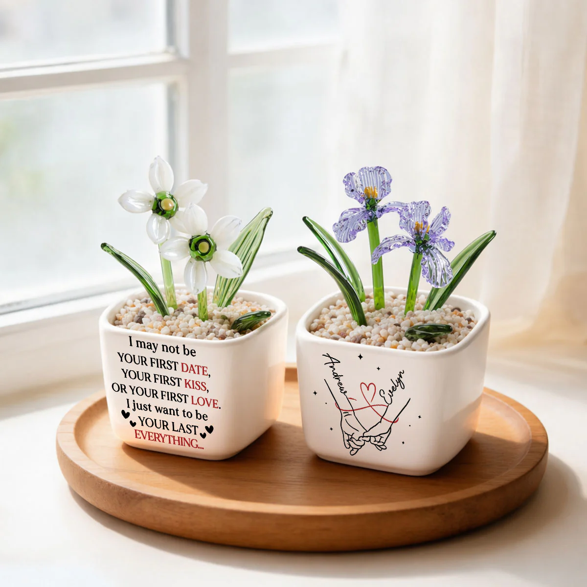Your Last Everything - Personalized Custom Glass Birth Month Flower - Image 3