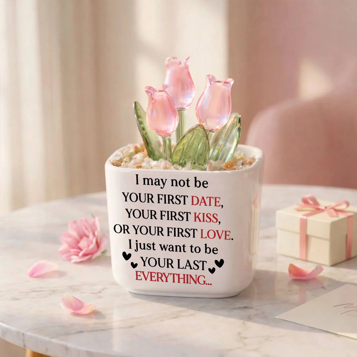 Your Last Everything - Personalized Custom Glass Birth Month Flower - Image 6