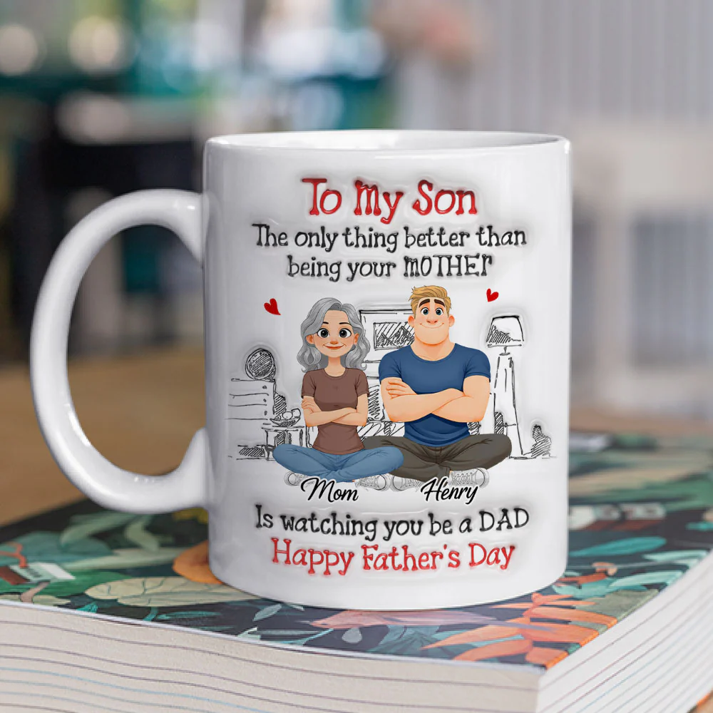 Your Special Day Is Coming - Personalized Custom 3D Inflated Effect Mug - Image 2