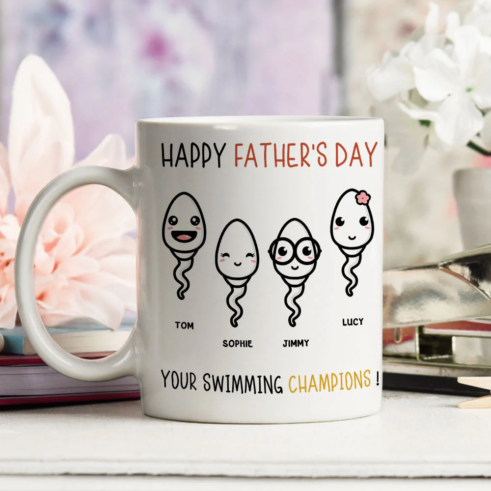 Your Swimming Champions - Personalized Custom Mug - Image 3