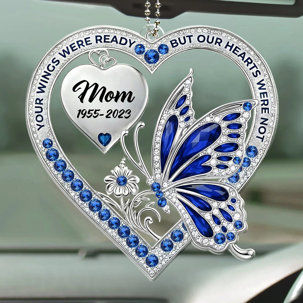 Your Wings - Personalized Custom Car Ornament - Image 2